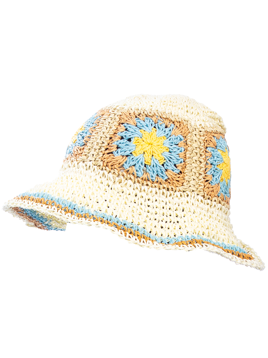 CAPPELLO PAGLIA PIEGHEVOLE - LIGHT BLUE